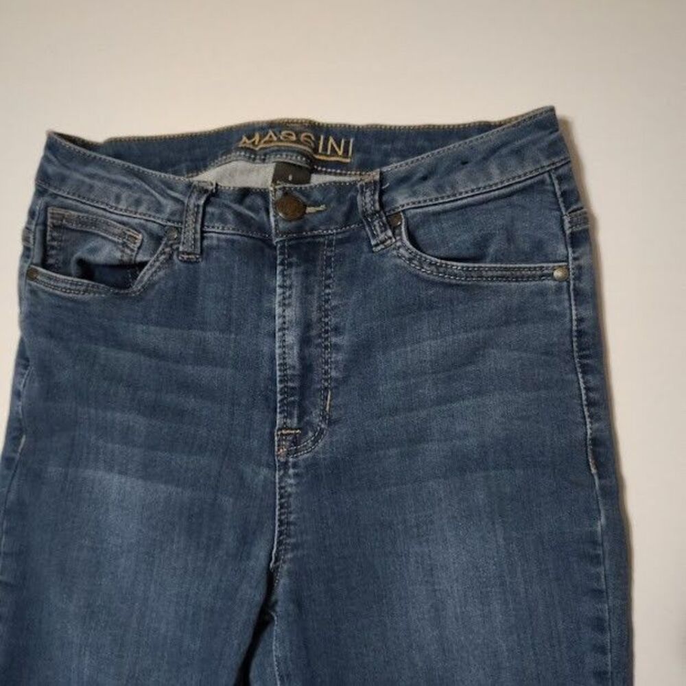 Women's Massini Denim Skinny Jeans 8 Stretch 29 X 29 Medium Wash - Picture 3 of 5